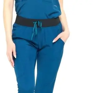 Dagacci Medical Uniform Women and Men Unisex 4-Way Stretch Jogger Scrub Set