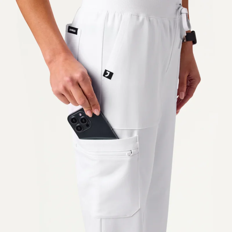 Xenos Cargo Knit-Waist Scrub Pant - Image 2