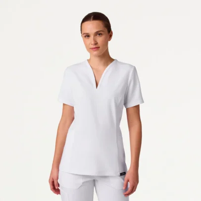 Calix Fit & Flare Scrub Top